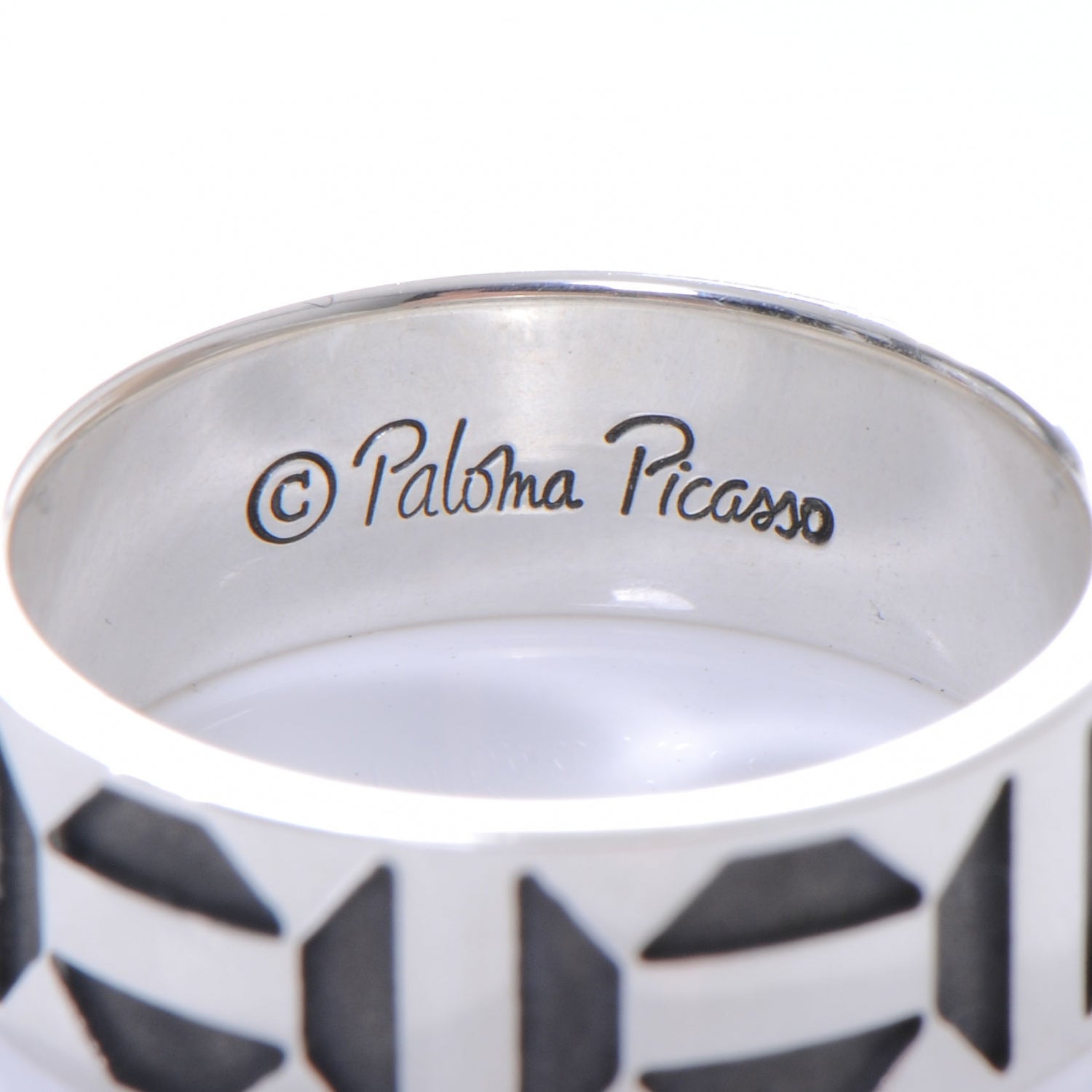 Tiffany Sterling Silver Paloma Picasso Zellige Ring 8 3 of 6