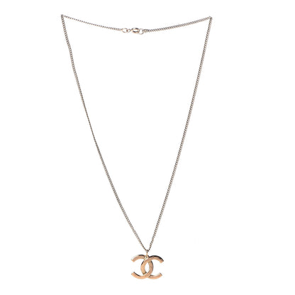 Chanel CC Chain Pendant Necklace Gold 3 of 4