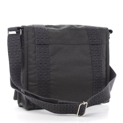 Hermes Canvas Herline Messenger Bag Grey 3 of 7
