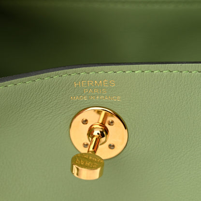 Hermes Swift Mini Lindy 20 Vert Criquet 6 of 14