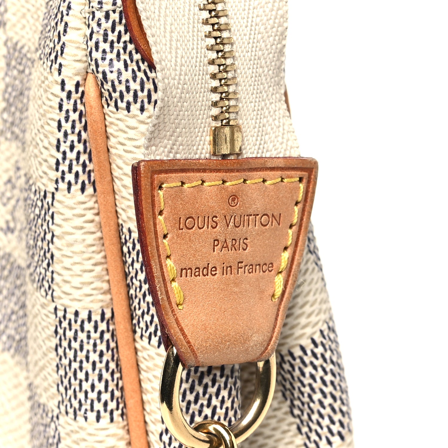Louis Vuitton Damier Azur Eva Clutch 6 of 9