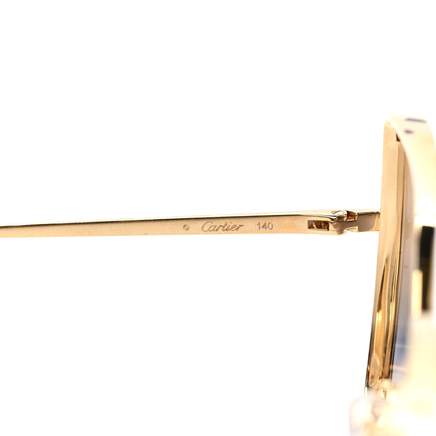 Cartier Panthere de Cartier Sunglasses CT0299S Gold Black 6 of 7