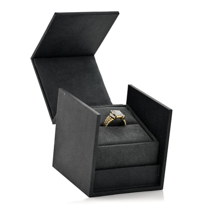 David Yurman 18K Yellow Gold Diamond 10mm Petite Wheaton Ring 49 5 6 of 6