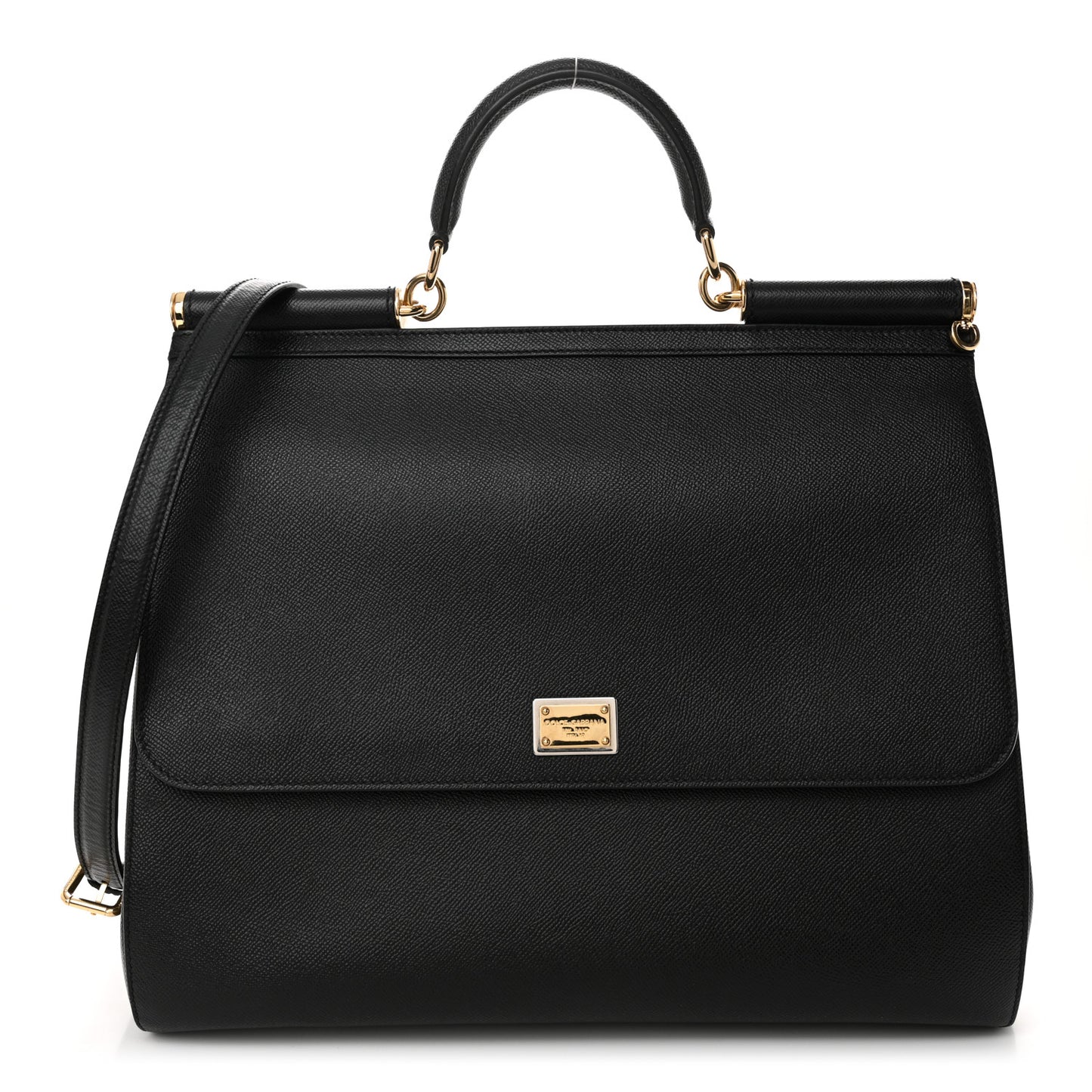 Dauphine Extra Large Miss Sicily Satchel Black