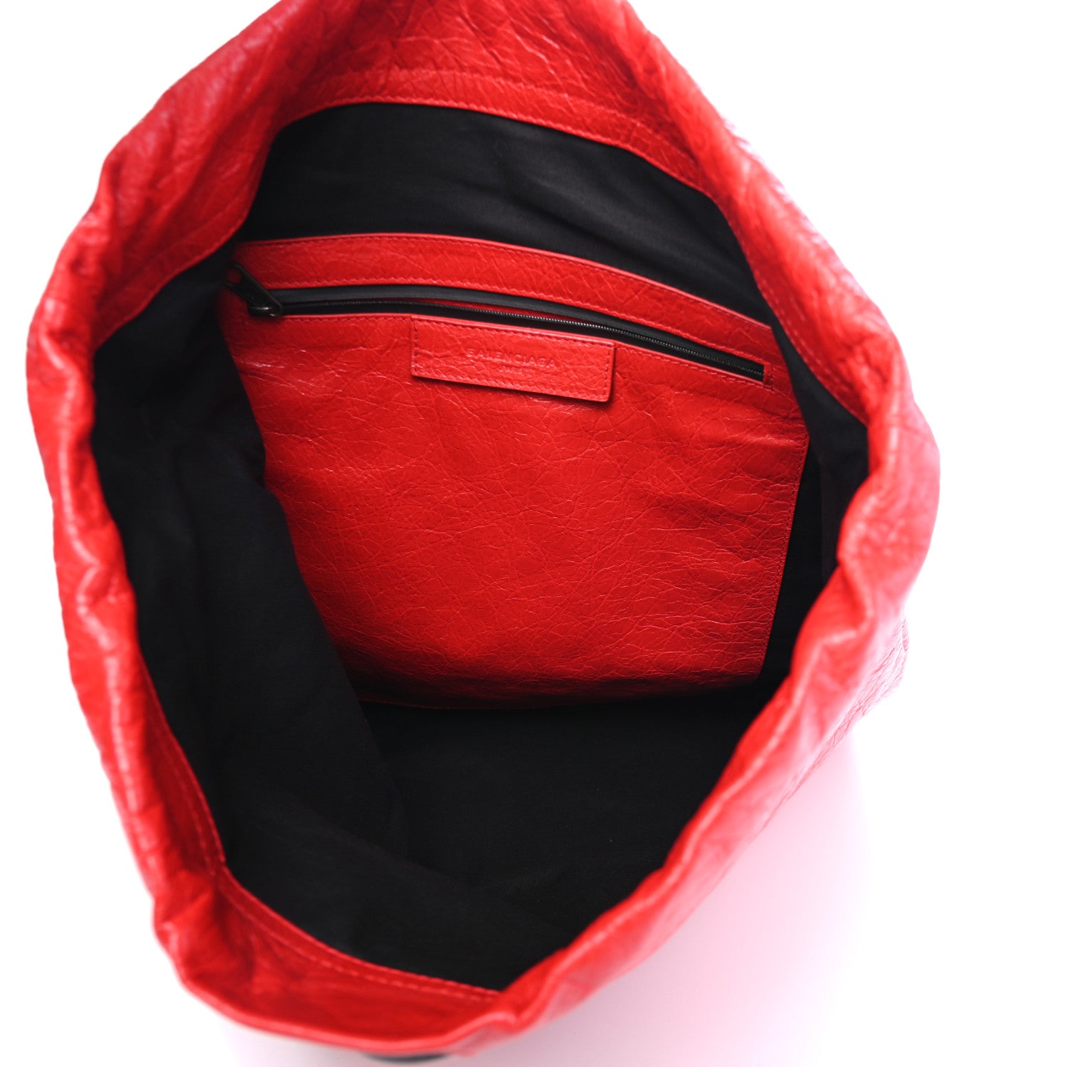 Balenciaga Agneau Locker Arena Backpack Red 4 of 6