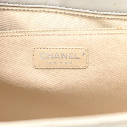 Chanel Vinyl Quilted Large In The Business Tote Light Grey 6 of 20