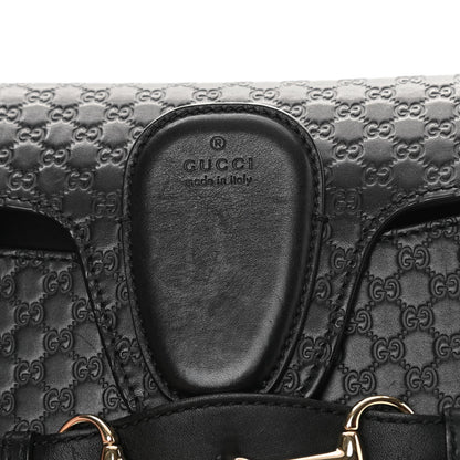 Gucci Microguccissima Medium Emily Chain Shoulder Bag Black 14 of 15