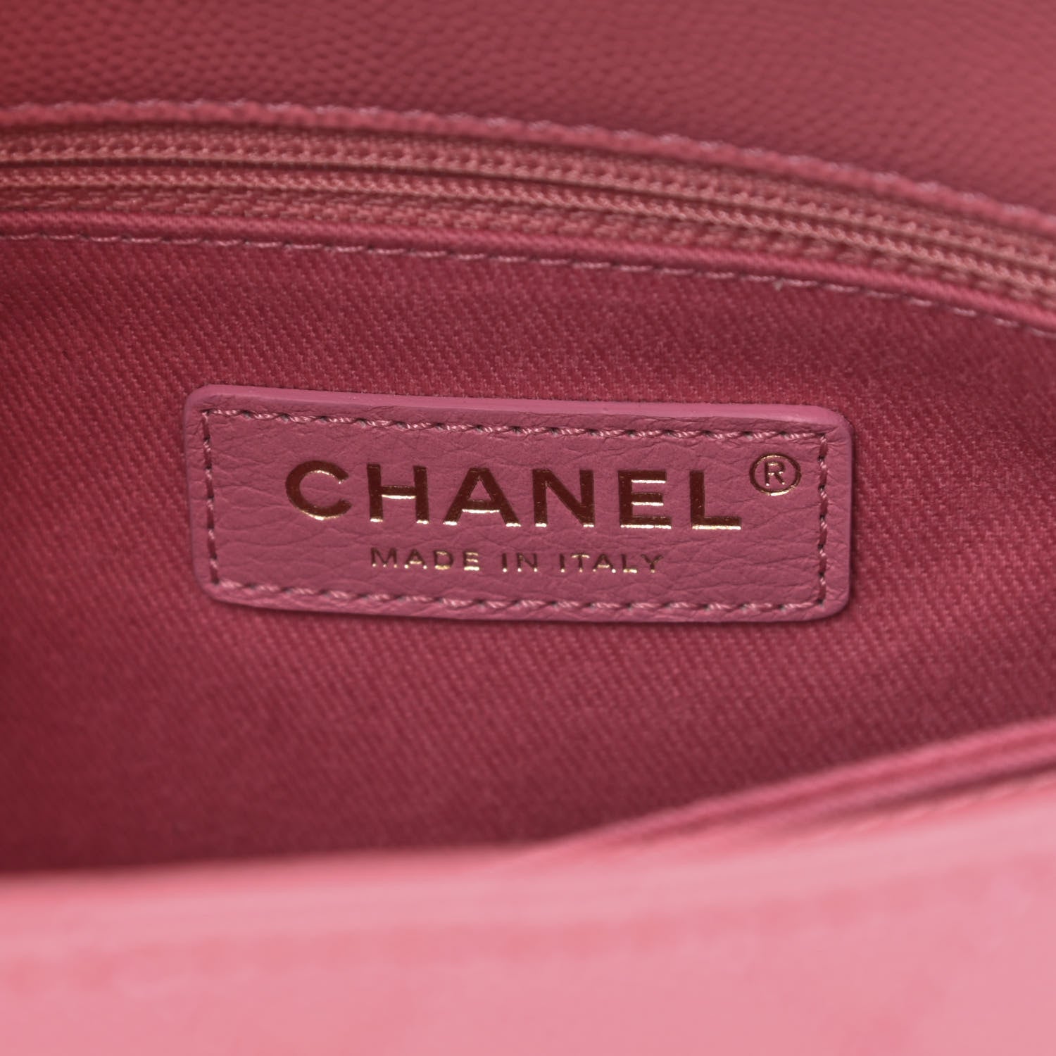 Chanel Caviar Lizard Embossed Quilted Mini Coco Handle Flap Pink 6 of 11