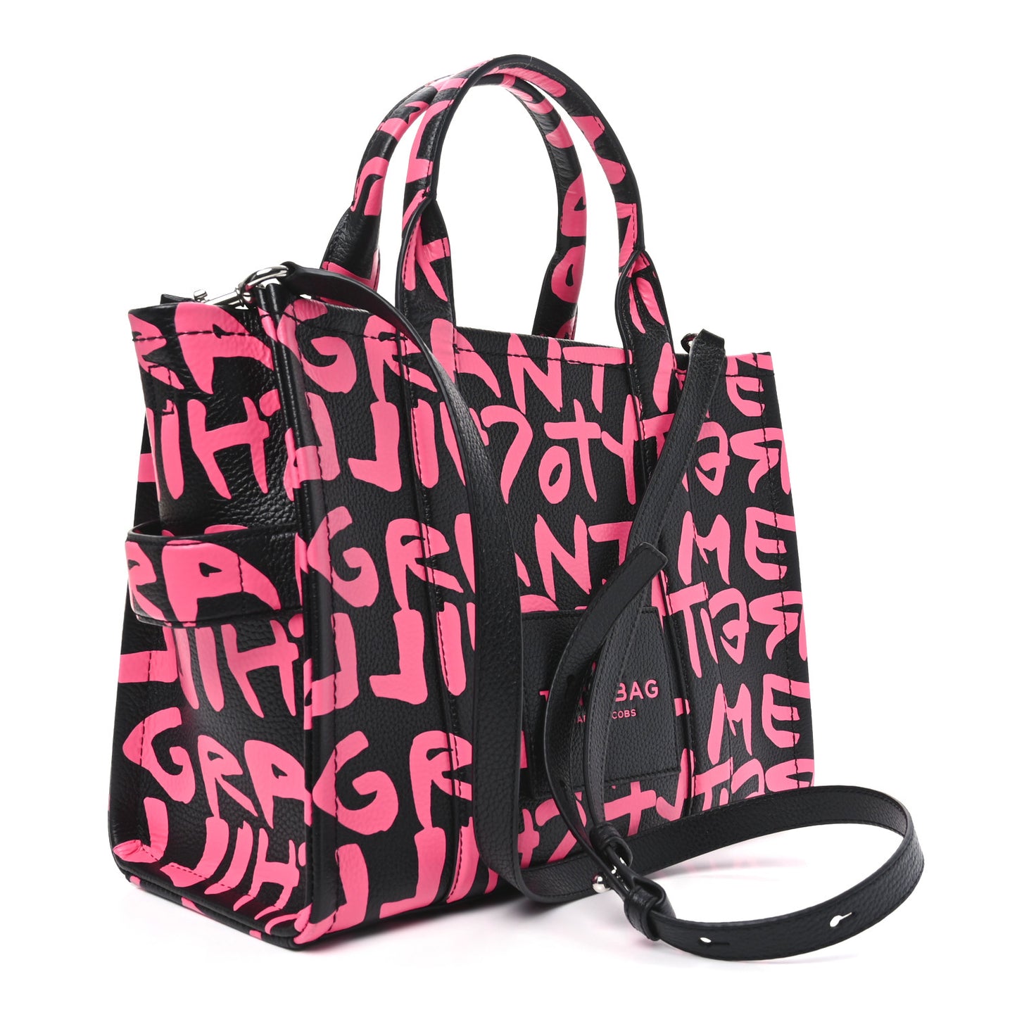 X STEPHEN SPROUSE Grained Calfskin Medium The Tote Bag Pink