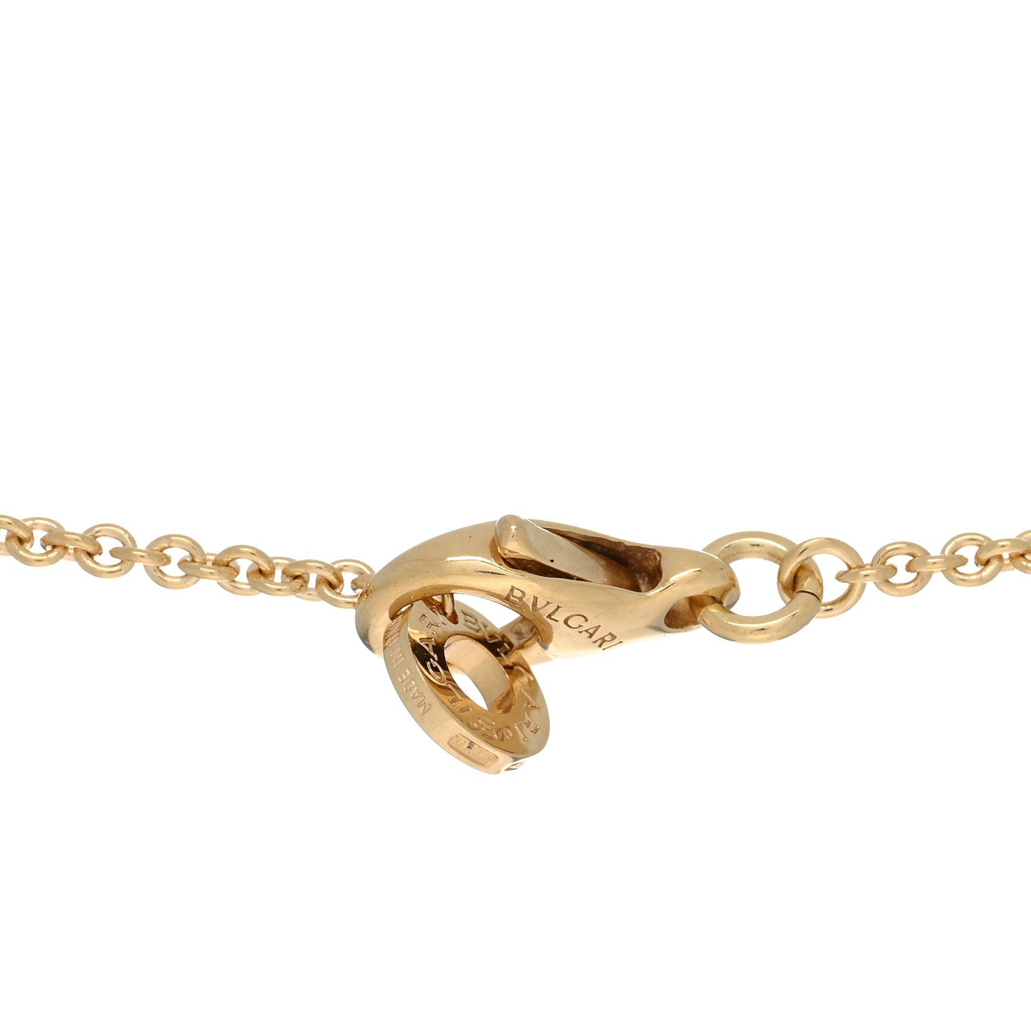 Bulgari 18K Yellow Gold B.Zero1 Pendant Necklace 4 of 4