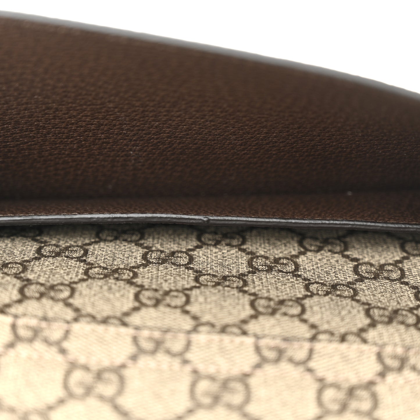 GG Supreme Monogram Textured Dollar Calfskin Blondie Belt Bag Beige Ebony New Acero