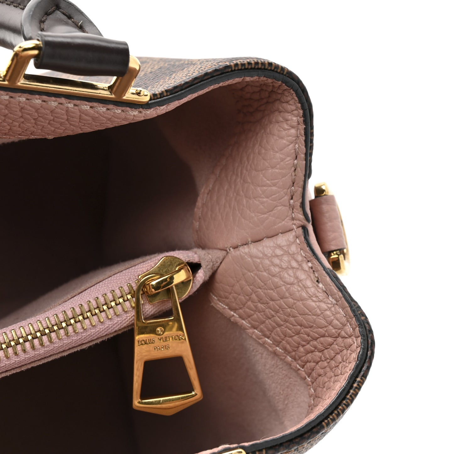 Damier Ebene Cuir Taurillon Brittany Magnolia