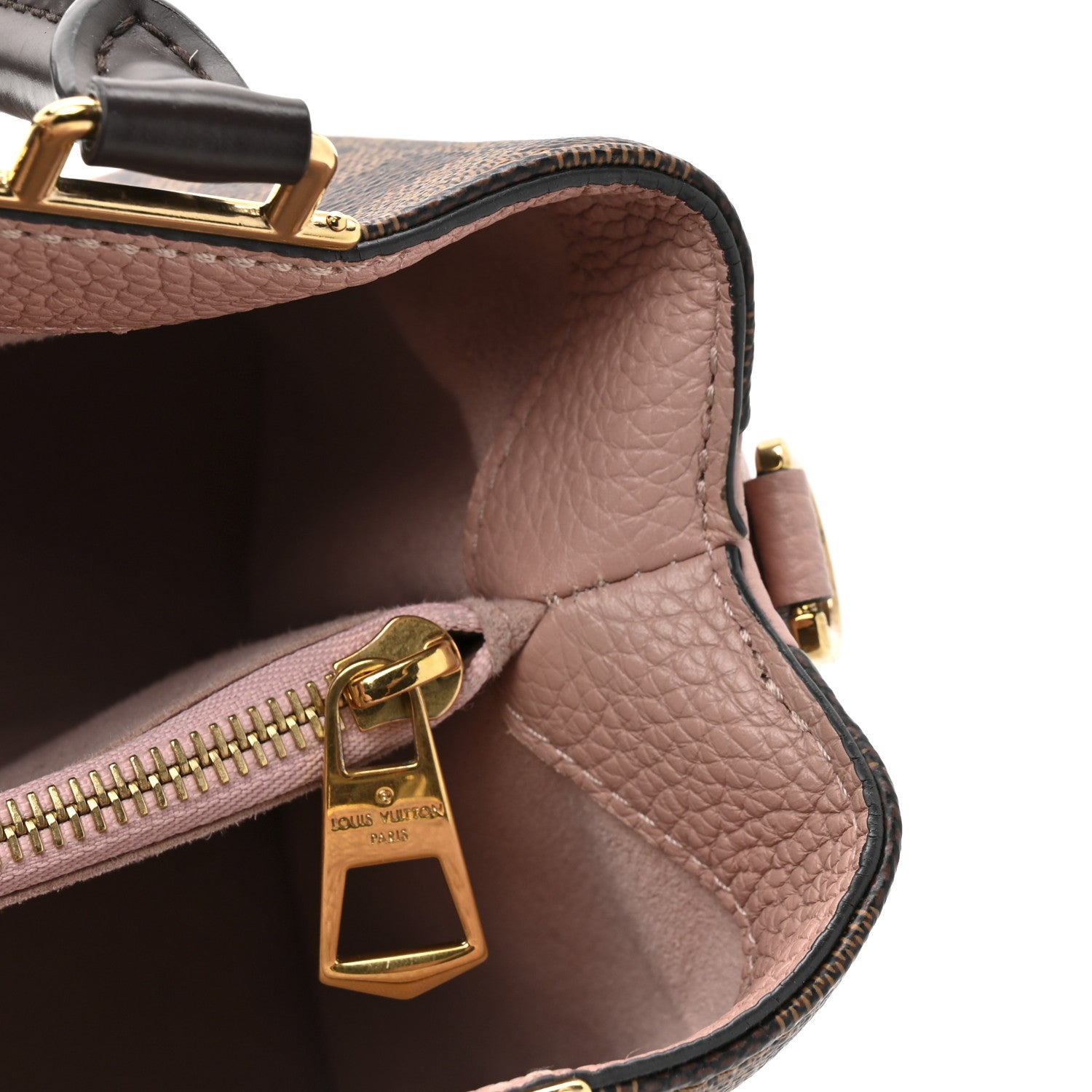 Louis Vuitton Damier Ebene Cuir Taurillon Brittany Magnolia 13 of 13