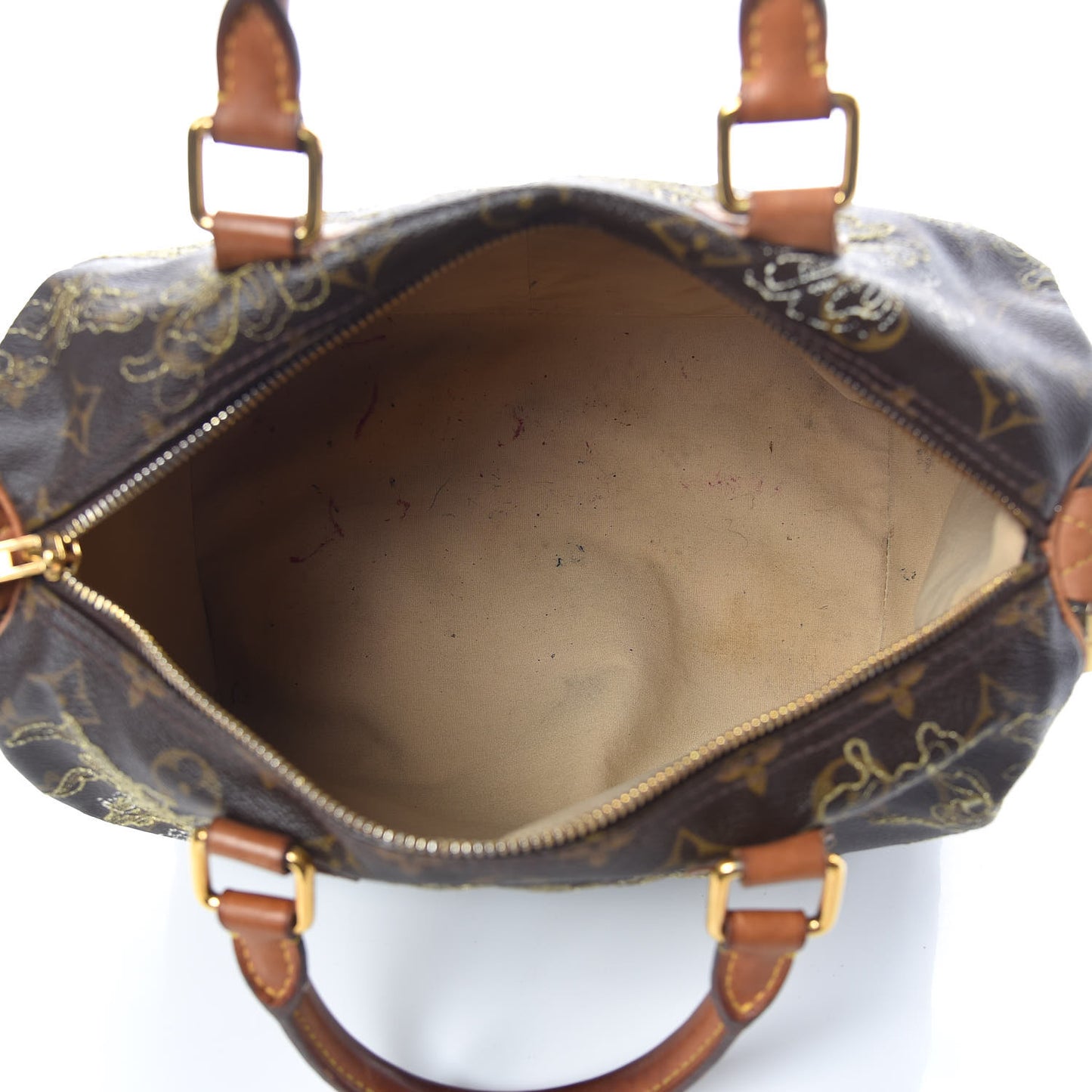 Monogram Dentelle Speedy 30 Gold
