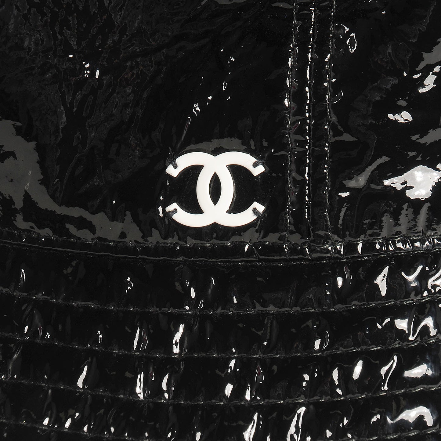 Vinyl Tweed Bucket Hat 58 Black