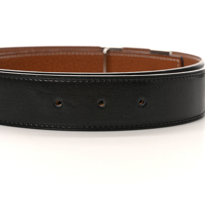 Hermes Box Togo 42mm Belt 95 38 Black Gold 4 of 4