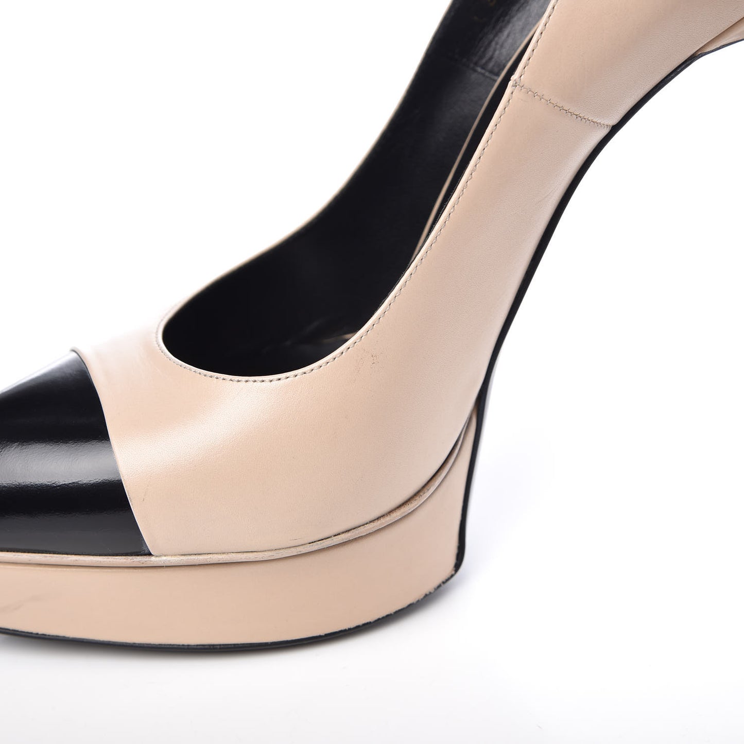 Cap Toe Janis 105 Platform Pumps Powder 38.5