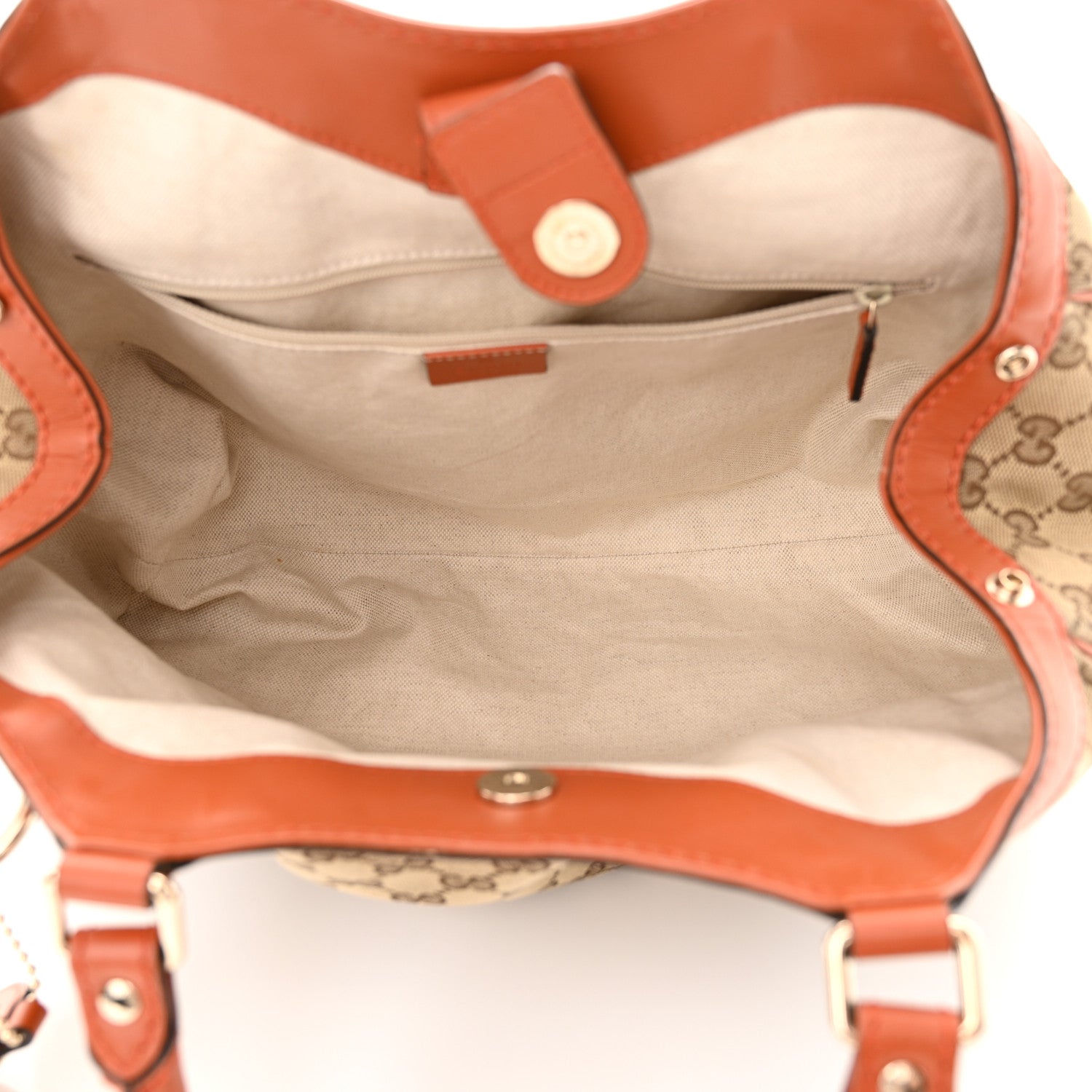 Gucci Monogram Medium Sukey Tote Orange 5 of 12
