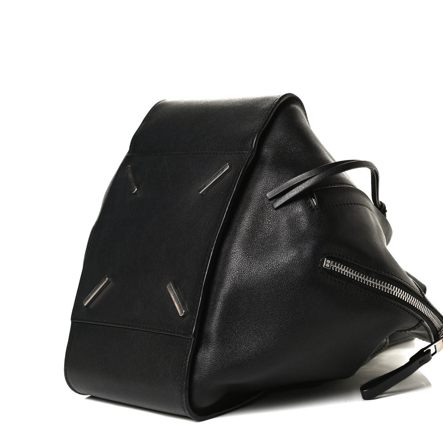 Calfskin Small Hammock Shoulder Bag Black