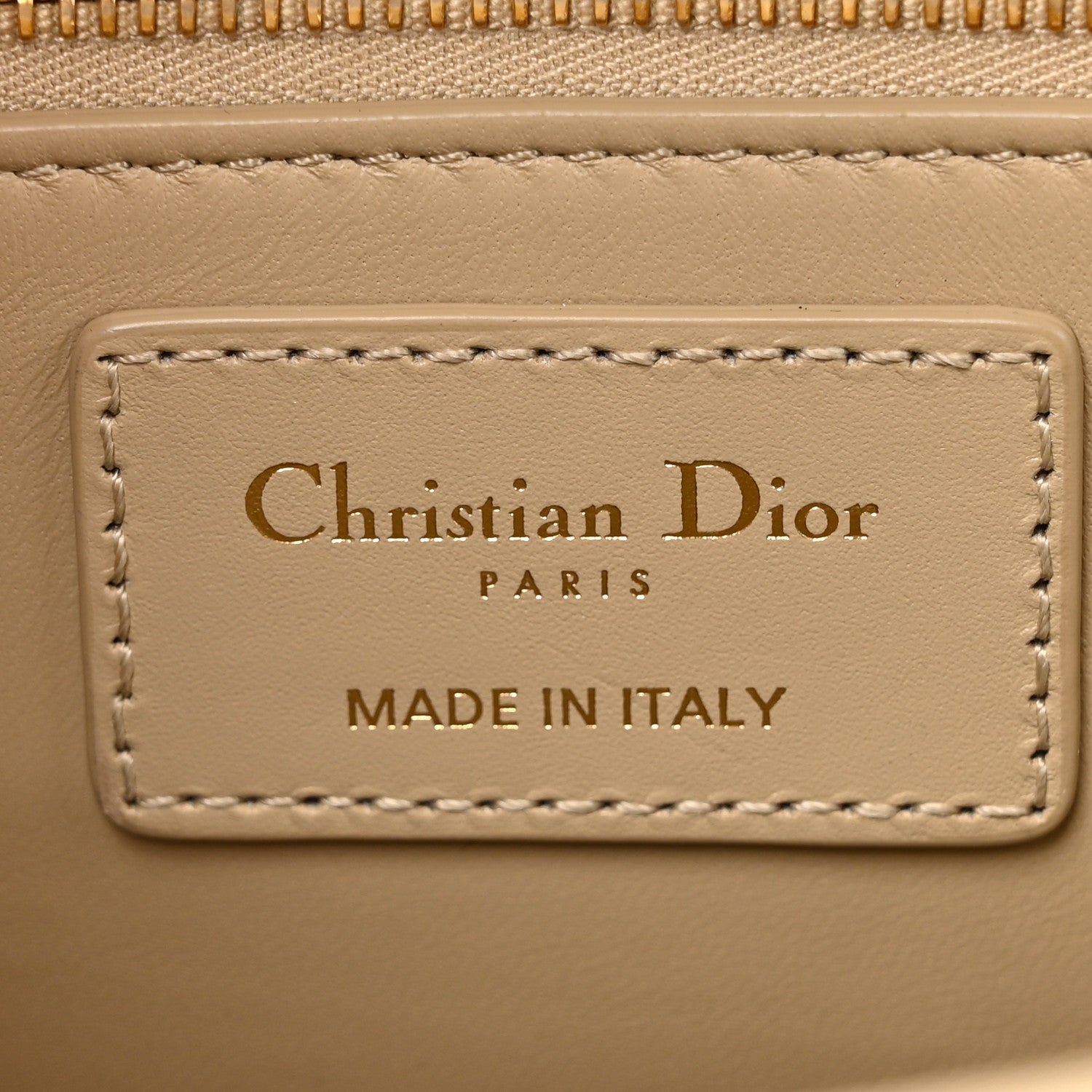 Christian Dior Smooth Calfskin 30 Montaigne Flap Bag Beige 6 of 12