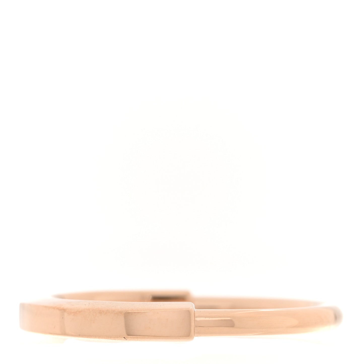 18K Rose Gold Lock Ring 59 8.75
