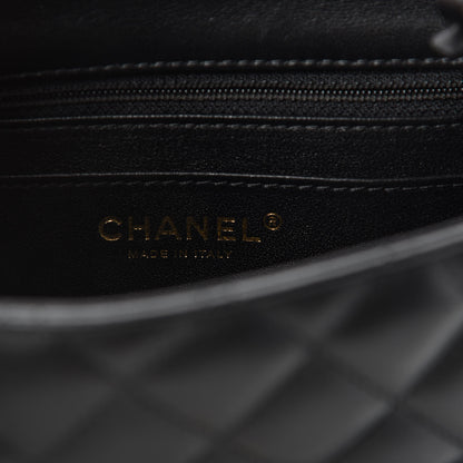 Chanel Lambskin Quilted Mini Square Flap Black 9 of 12