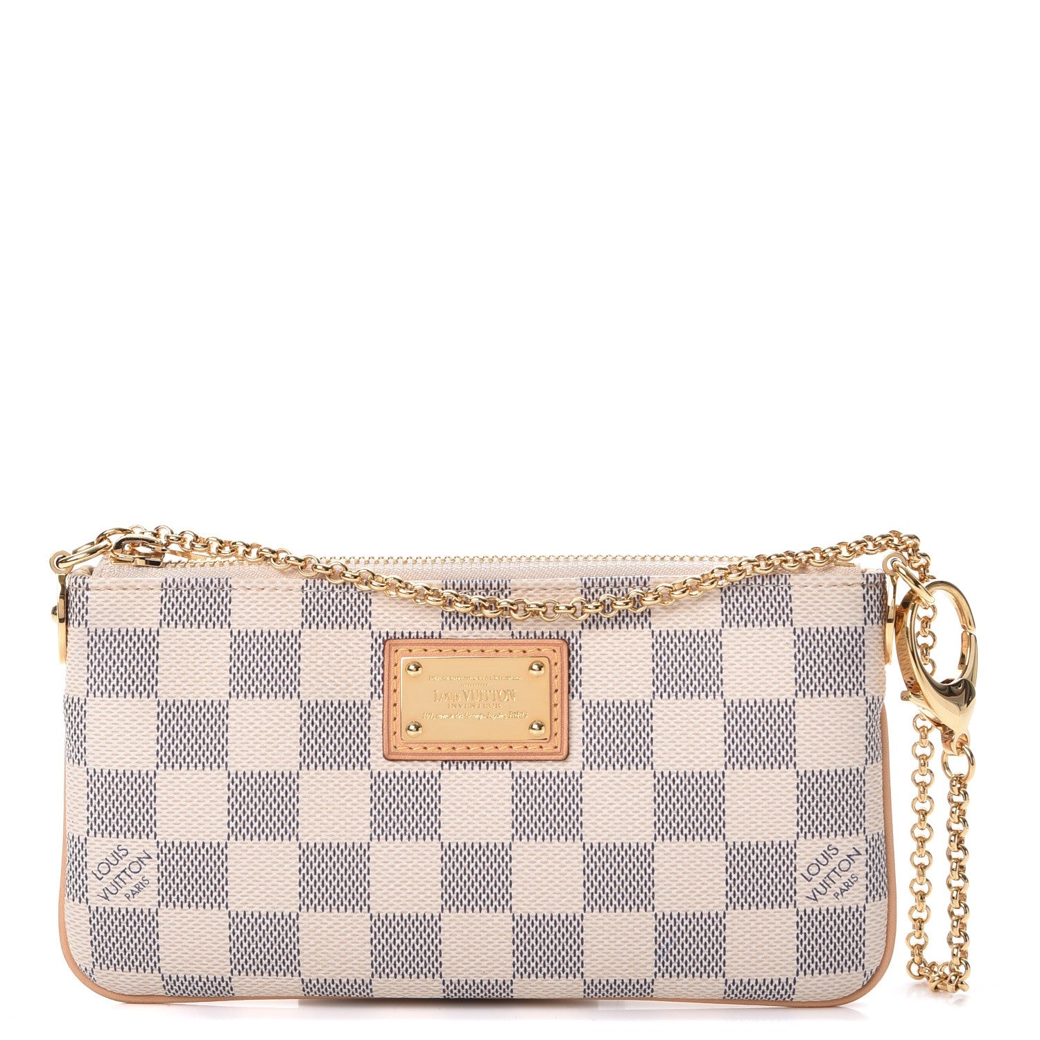Louis Vuitton Damier Azur Pochette Milla MM 1 of 8