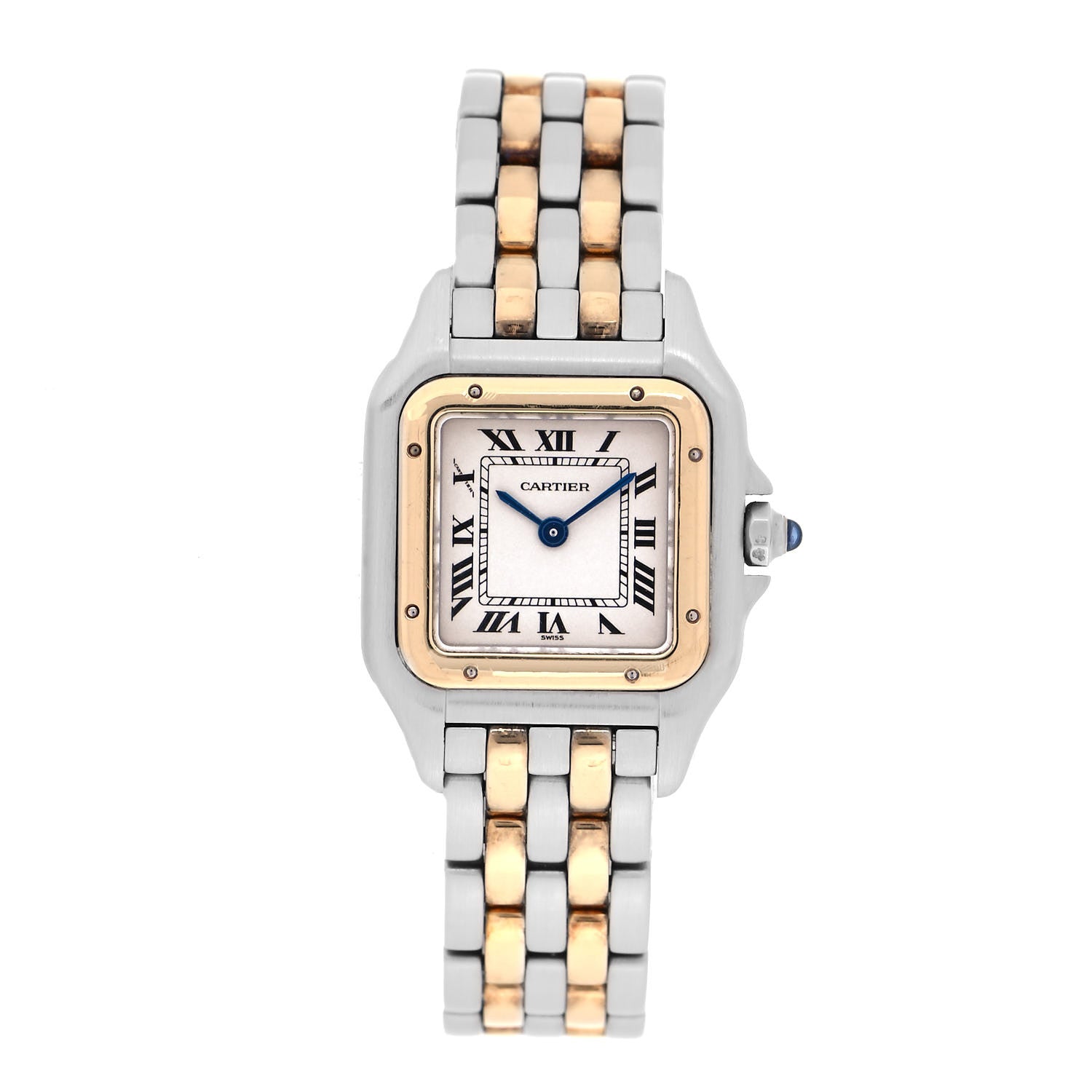 Cartier Stainless Steel 18K Yellow Gold 22mm Panthere Quartz Watch 1 of 4