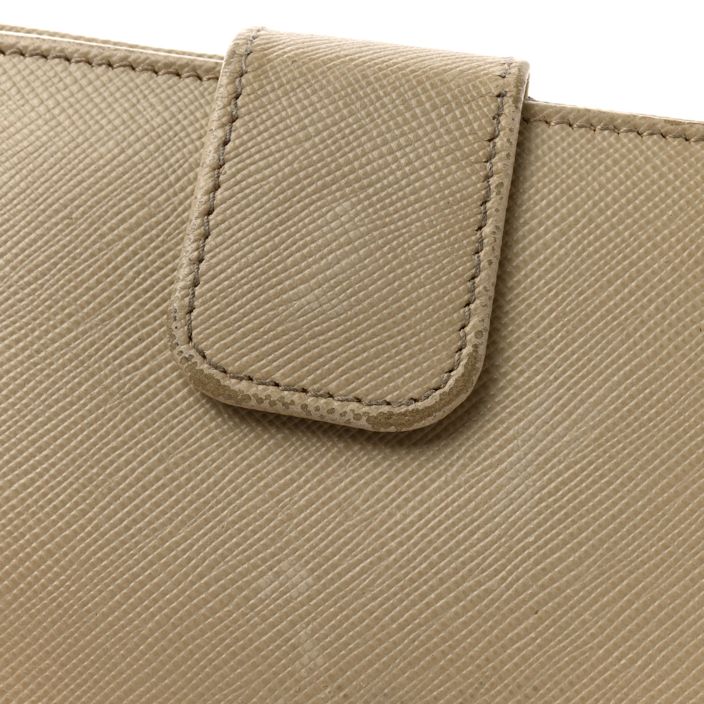 Saffiano Metal Compact Wallet Cammeo