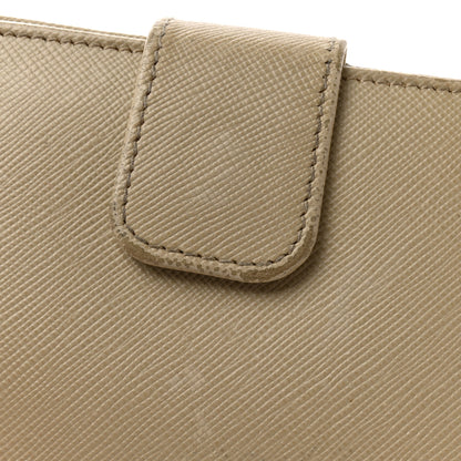 Prada Saffiano Metal Compact Wallet Cammeo 13 of 14