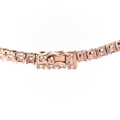 Anita Ko 18K Rose Gold Pink Sapphire Hepburn Choker Necklace 4 of 6