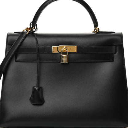Hermes Box Kelly Sellier 32 Black 7 of 33