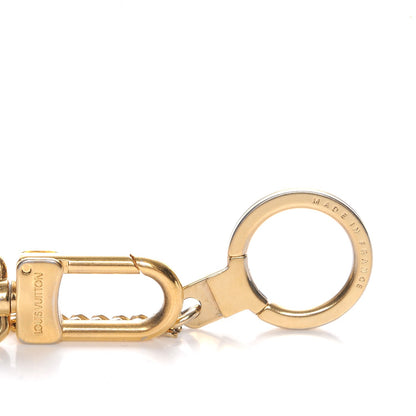 Louis Vuitton Metal Pochette Extender Key Ring Chain Gold 3 of 3