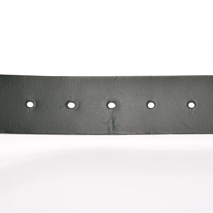 Gucci Selleria Calfskin Nickel Interlocking G 37mm Belt 90 36 Green 5 of 8