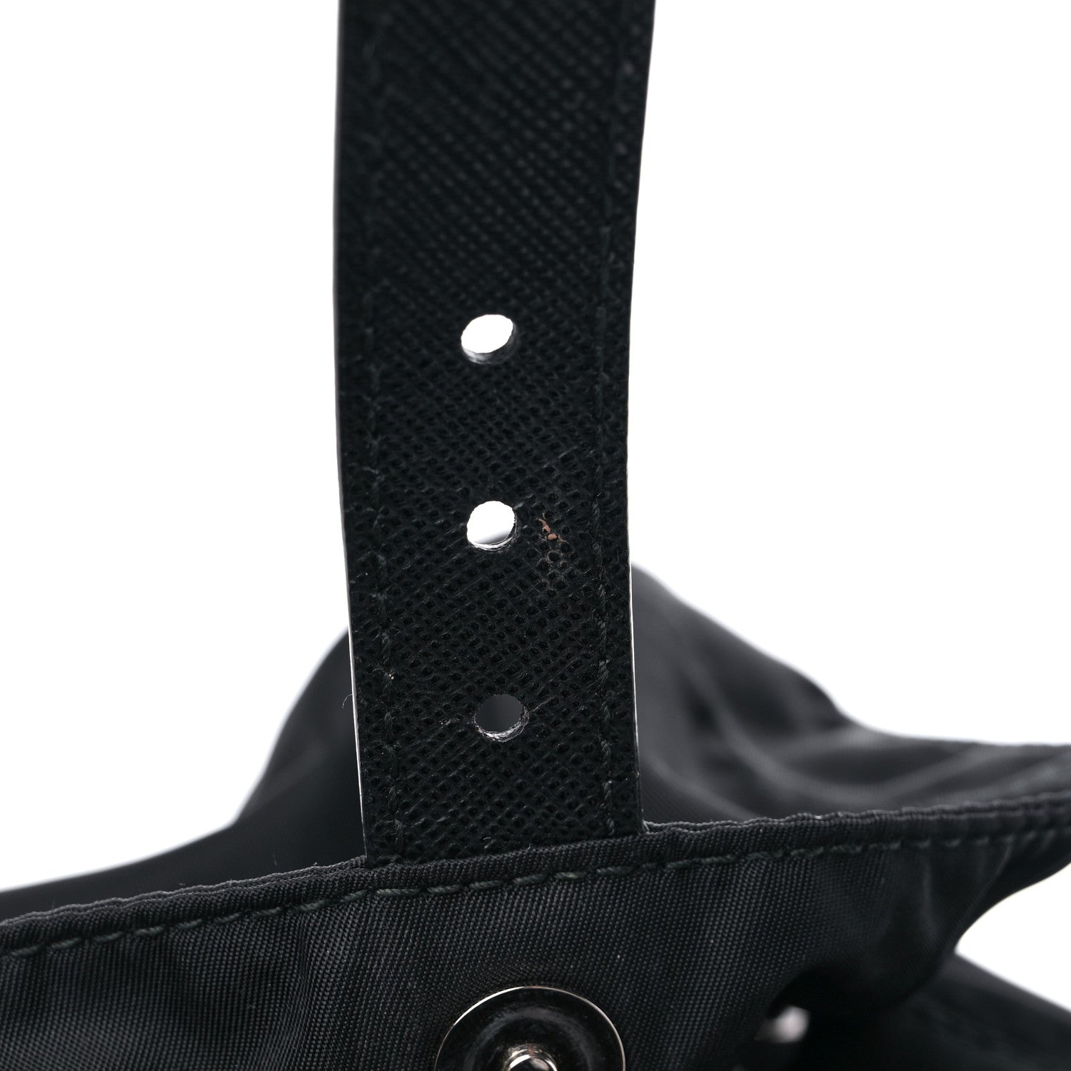 Prada Tessuto Nylon Saffiano Medium Backpack Black 14 of 15