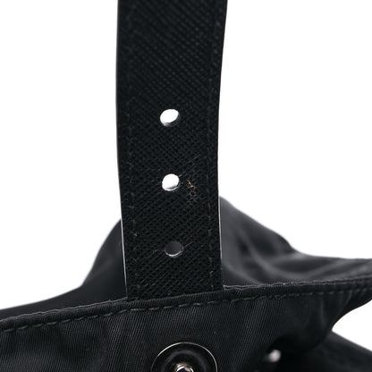 Prada Tessuto Nylon Saffiano Medium Backpack Black 14 of 15