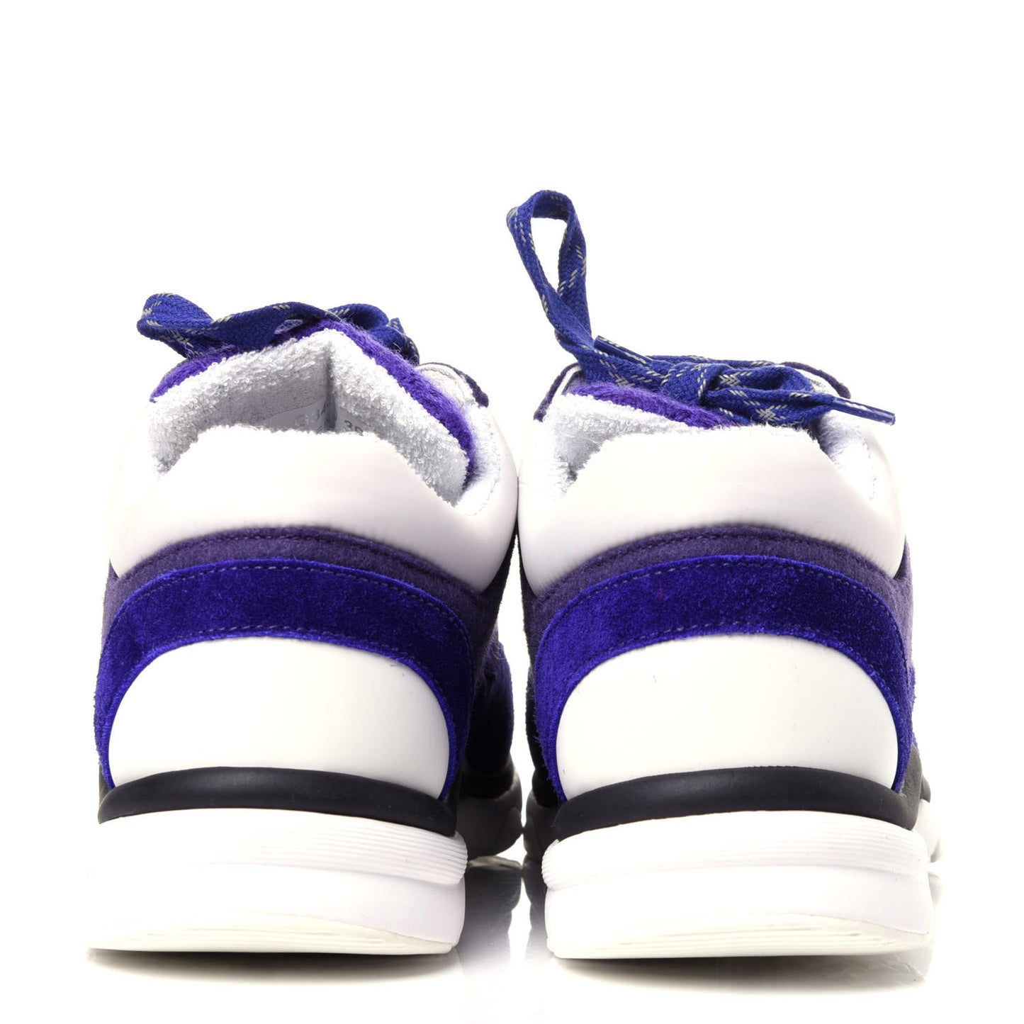 Suede Tweed Felt CC Sneakers 39 Purple