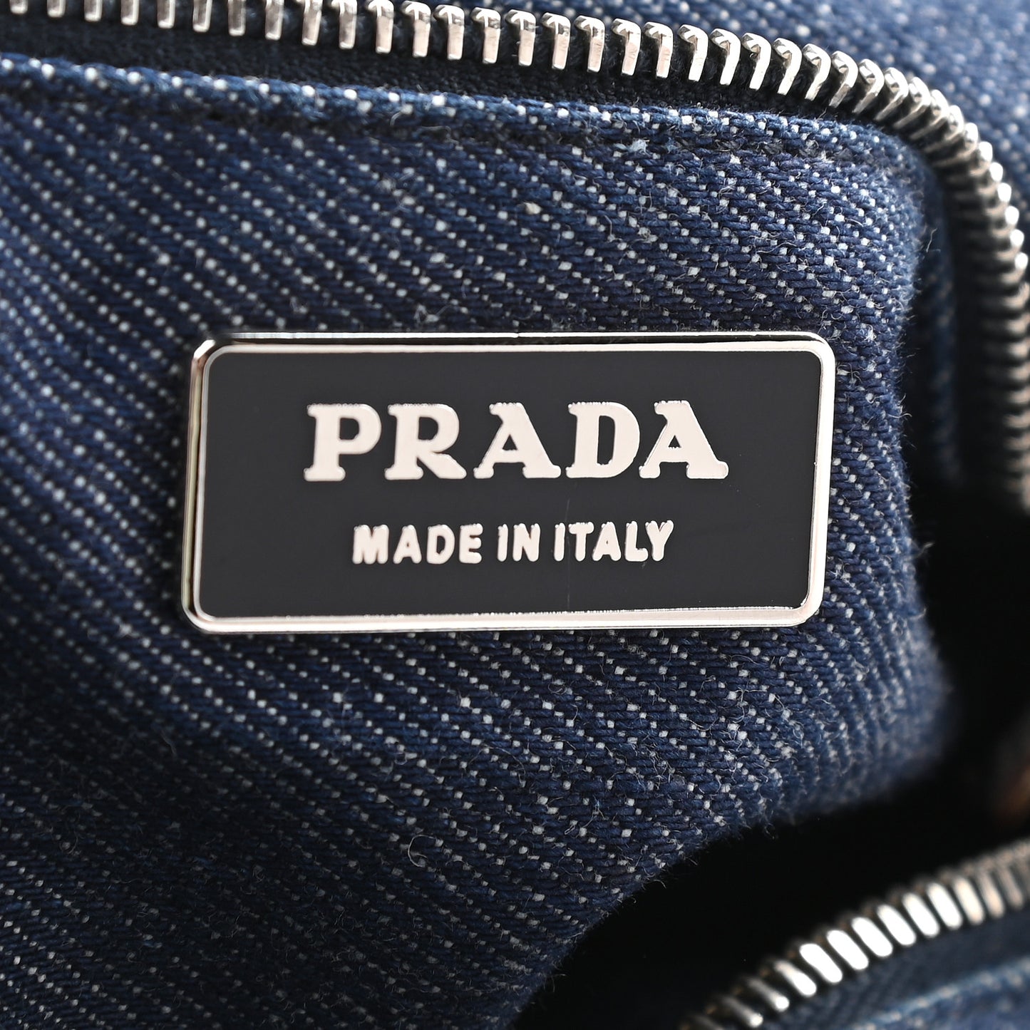 Denim Shoulder Bag Bleu