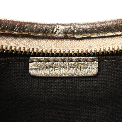 Burberry Haymarket Check Perforated Crossbody Gold 7 of 13