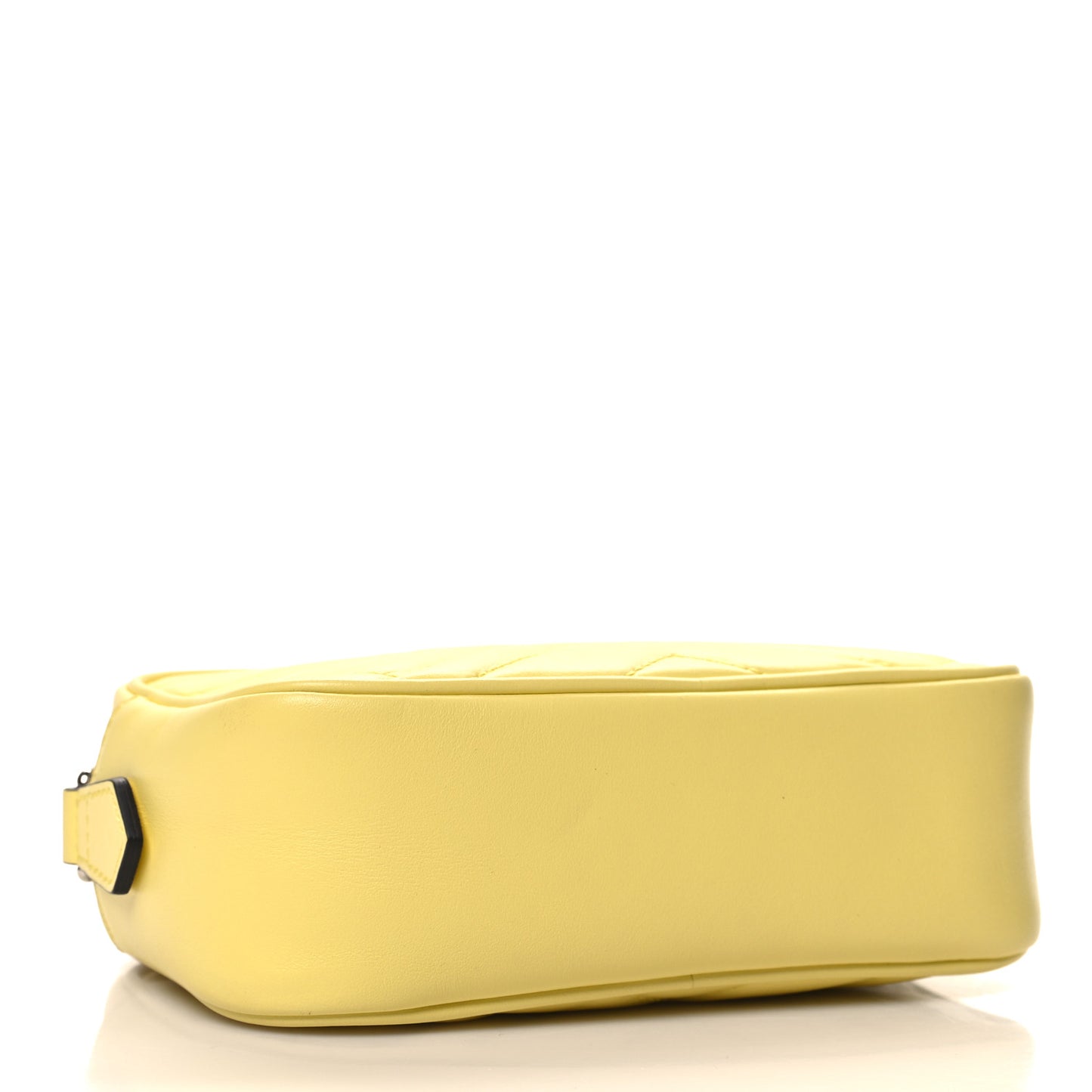 Calfskin Matelasse Mini GG Marmont Chain Shoulder Bag Banana