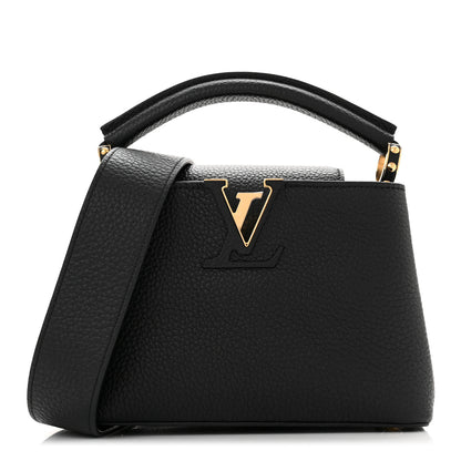 Louis Vuitton Taurillon Mini Capucines Black 1 of 9