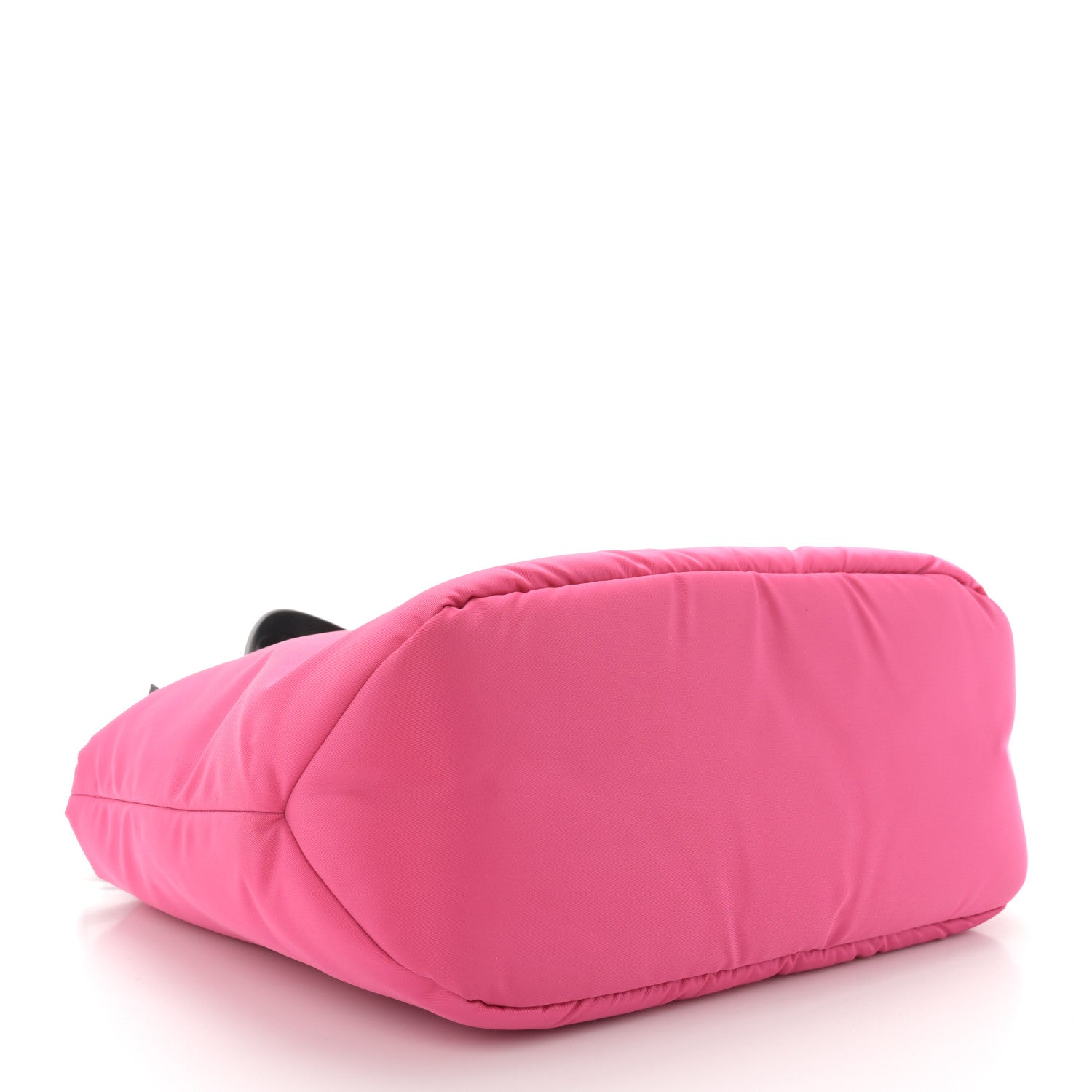 Prada Tessuto Nylon Soft Padded Shopping Tote Fuxia 4 of 9