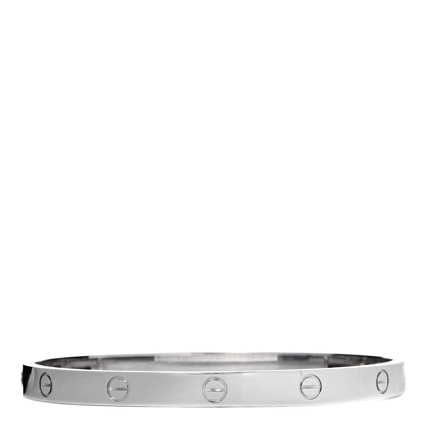 Cartier 18K White Gold LOVE Bracelet 20 3 of 6