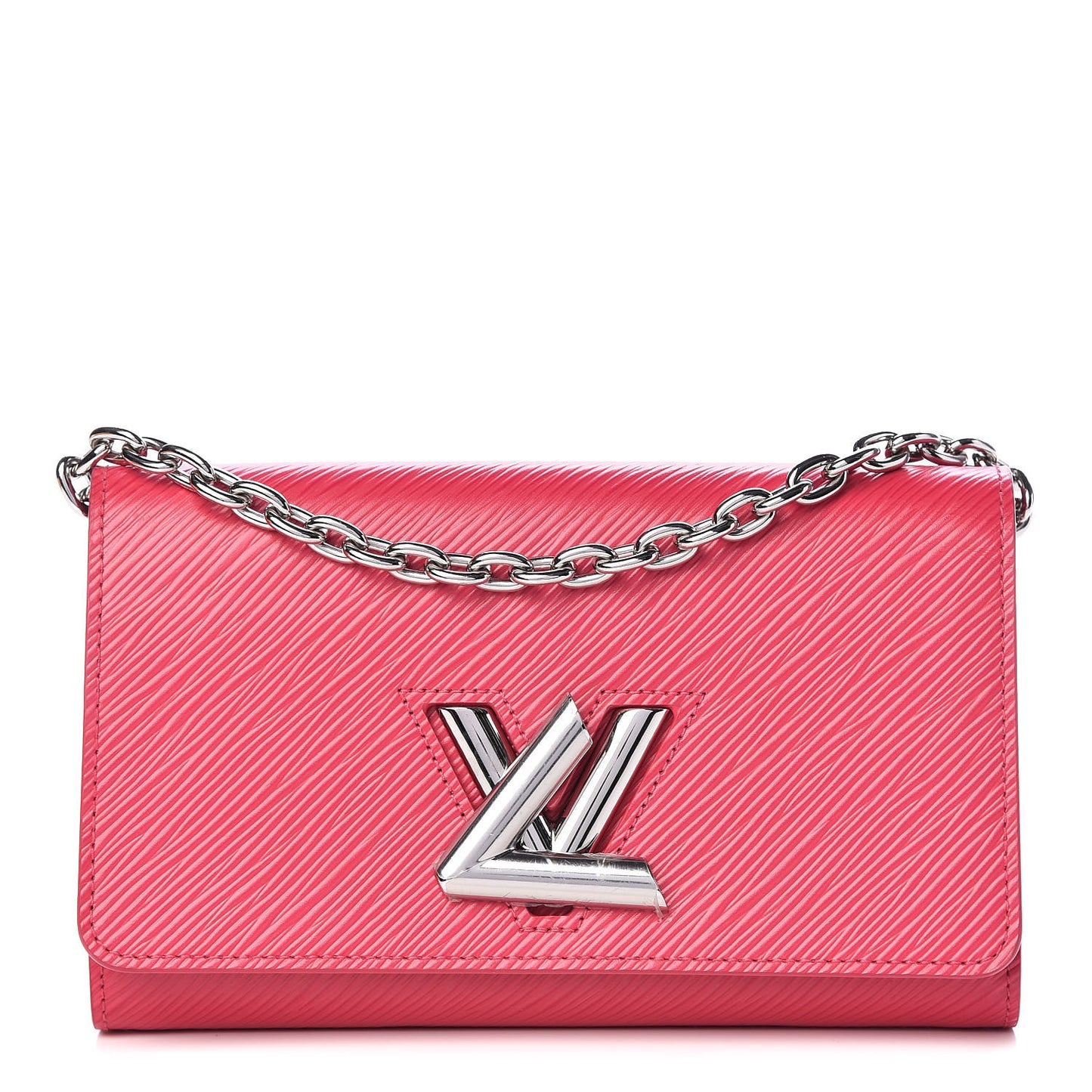 Epi Twist Chain Wallet Hot Pink