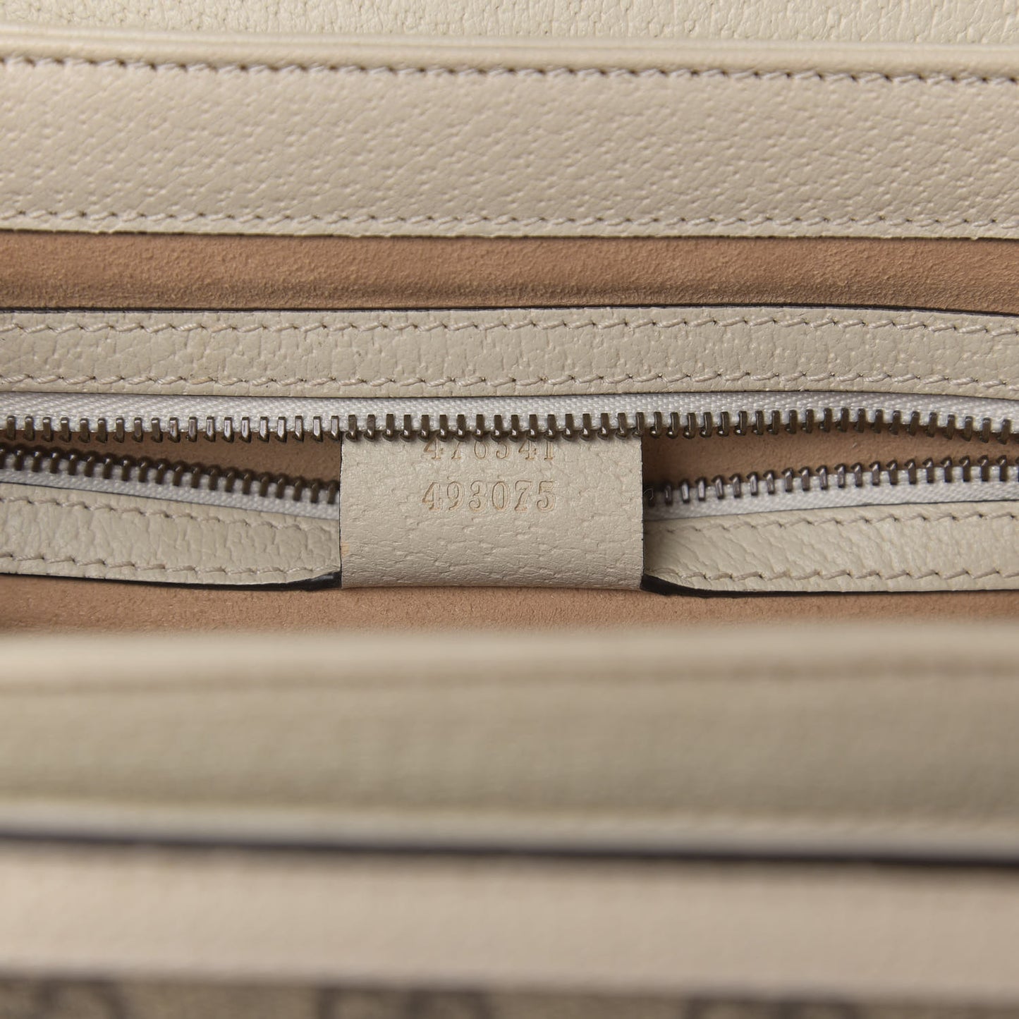 GG Supreme Monogram Small Queen Margaret Top Handle Bag White