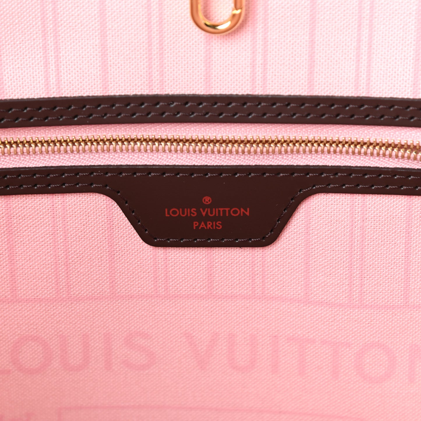 Damier Ebene Neo Neverfull MM Rose Ballerine
