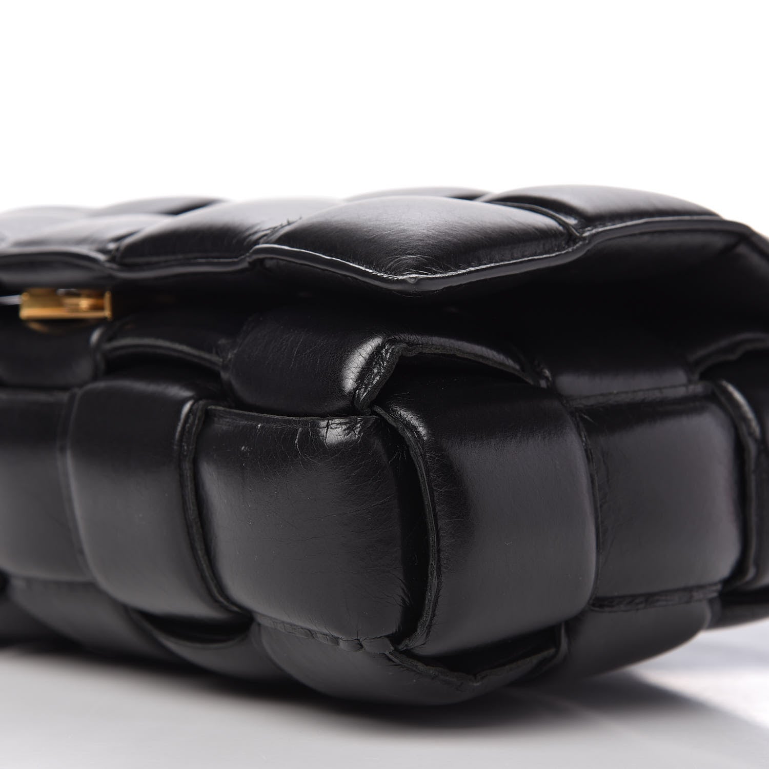 Bottega Veneta Nappa Maxi Intreccio Padded Cassette Crossbody Bag Black 7 of 8