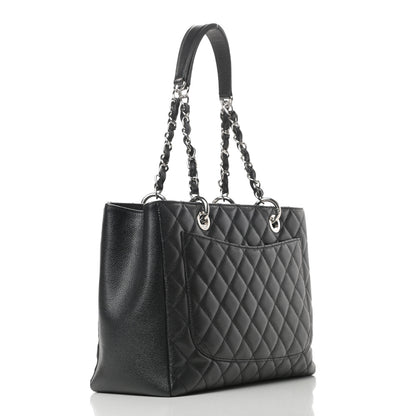 Chanel Caviar Quilted Grand Shopping Tote GST Black 3 of 13