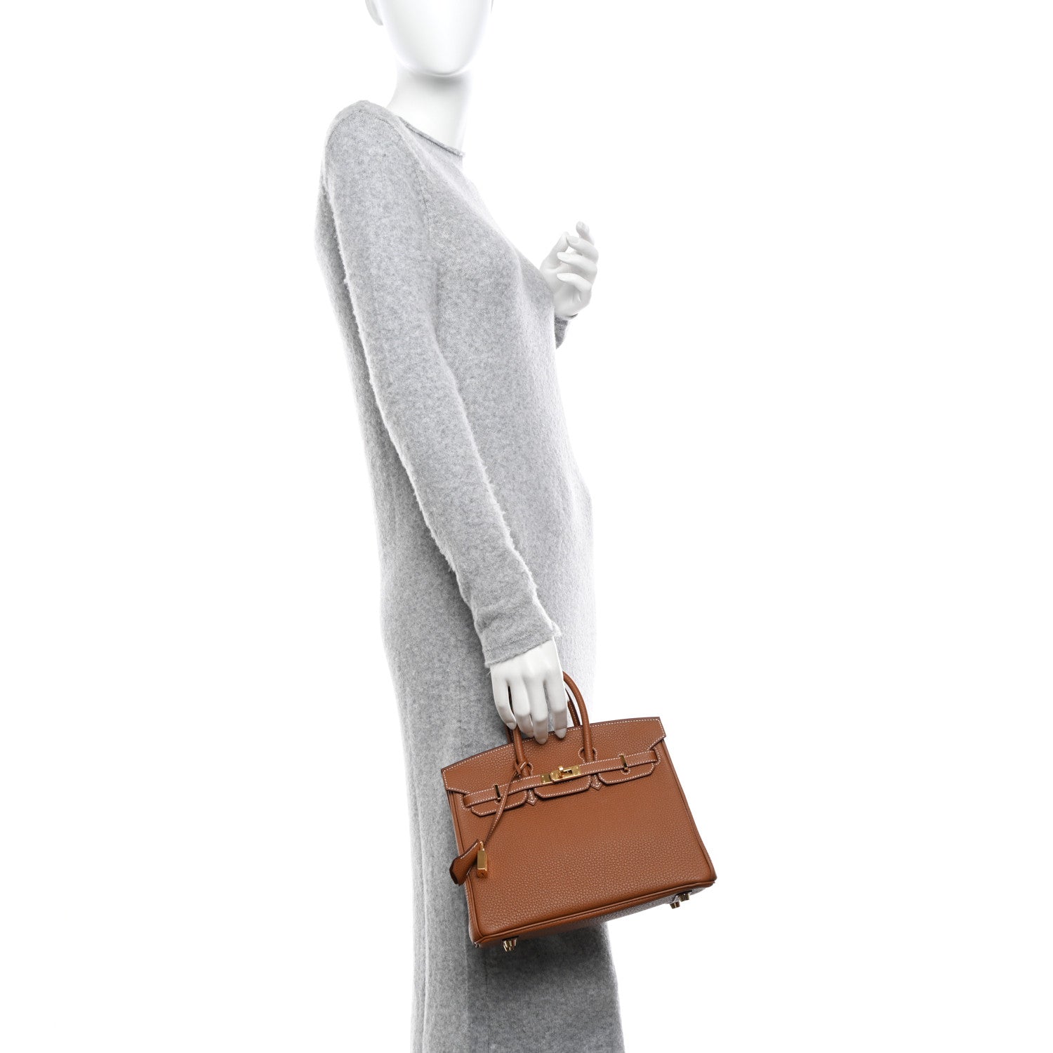 Hermes Togo Birkin 25 Gold 3 of 11