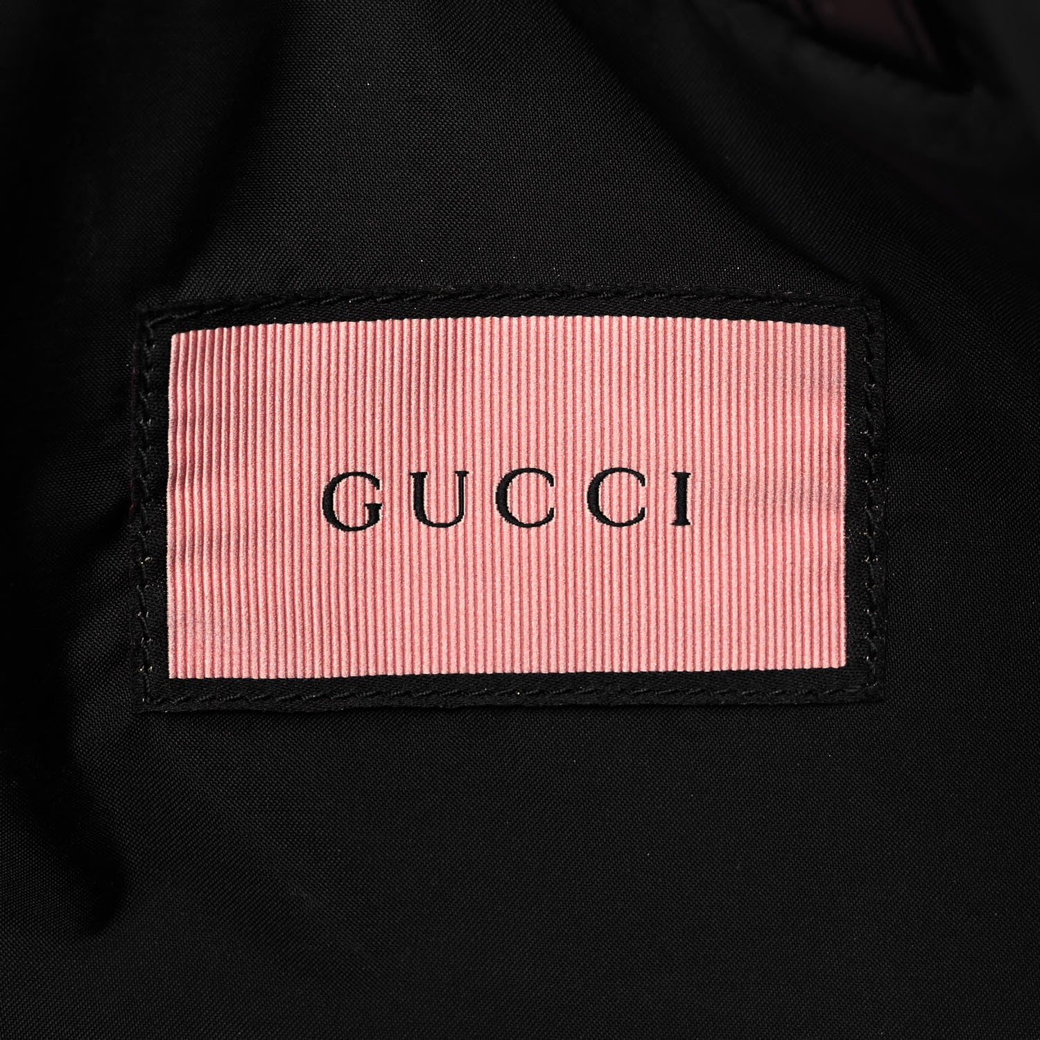 Gucci Calfskin Small GucciGhost Drawstring Backpack Black 8 of 13